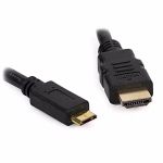 HDMI / HDMI Mini kabel 2m sort kabel