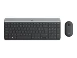 Logitech Slim Combo MK470 Sæt med mus og tastatur Trådløs