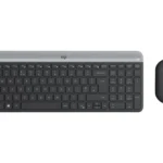 Logitech Slim Combo MK470 Sæt med mus og tastatur Trådløs