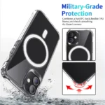 Clear Style Acrylic + TPU Case for iPhone 12/12 Pro Shockproof Cover