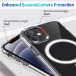 Clear Style Acrylic + TPU Case for iPhone 12/12 Pro Shockproof Cover