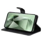 Samsung Galaxy S24 FE Kunstlæder Cover m. Pung – sort