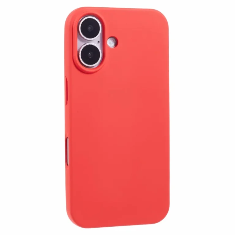 iPhone 16 Plus Case Arc Edge 2.0mm TPU Protective Phone Cover - Red