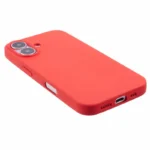 iPhone 16 Plus Case Arc Edge 2.0mm TPU Protective Phone Cover - Red