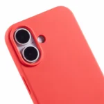 iPhone 16 Plus Case Arc Edge 2.0mm TPU Protective Phone Cover - Red