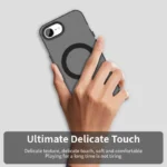 iPhone 17e / 16e Case Compatible with MagSafe Anti Drop Hybrid Phone Back Cover - Black