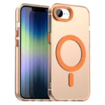 iPhone 17e / 16e Case Compatible with MagSafe Anti Drop Hybrid Phone Back Cover - Orange