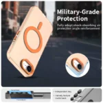 iPhone 17e / 16e Case Compatible with MagSafe Anti Drop Hybrid Phone Back Cover - Orange