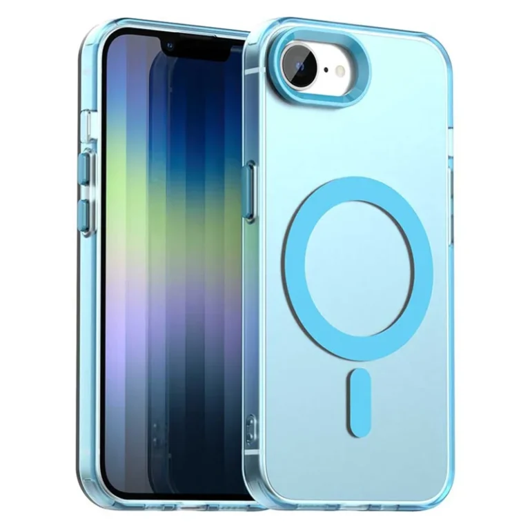 iPhone 17e / 16e Case Compatible with MagSafe Anti Drop Hybrid Phone Back Cover - Blue