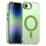 iPhone 17e / 16e Case Compatible with MagSafe Anti Drop Hybrid Phone Back Cover - Green