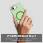 iPhone 17e / 16e Case Compatible with MagSafe Anti Drop Hybrid Phone Back Cover - Green