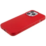 iPhone 13 Pro 6.1 inch Flexible TPU 2.0mm Phone Cover Scratch-resistant Protective Case - Red