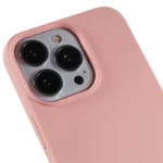 iPhone 13 Pro 6.1 inch Flexible TPU 2.0mm Phone Cover Scratch-resistant Protective Case - Pink