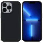 iPhone 13 Pro 6.1 inch Flexible TPU 2.0mm Phone Cover Scratch-resistant Protective Case - Black