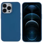 iPhone 12 / 12 Pro 6.1 inch Solid Color Phone Case Anti-scratch 2.0mm TPU Back Cover - Blue