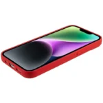 2.0mm Thickness Well-protected TPU Case for iPhone 14, Solid Color Drop-resistant Phone Cover - Red