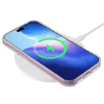 iPhone 17 Pro Clear Phone Case Compatible with MagSafe TPU+Acrylic Back Cover - Clear
