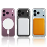 iPhone 17 Pro Clear Phone Case Compatible with MagSafe TPU+Acrylic Back Cover - Clear
