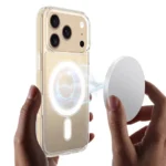 iPhone 17 Pro Clear Phone Case Compatible with MagSafe TPU+Acrylic Back Cover - Clear