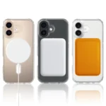 iPhone 17 Clear Phone Case Compatible with MagSafe TPU+Acrylic Back Cover - Clear