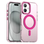 iPhone 17 Case Compatible with MagSafe Anti Drop Hybrid Phone Back Cover - Red