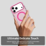 iPhone 17 Pro Case Compatible with MagSafe Anti Drop Hybrid Phone Back Cover - Red