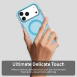 iPhone 17 Pro Case Compatible with MagSafe Anti Drop Hybrid Phone Back Cover - Blue