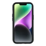For iPhone 14 / 13 Case with Kickstand Shockproof TPU + PC Phone Back Cover - Navy Blue