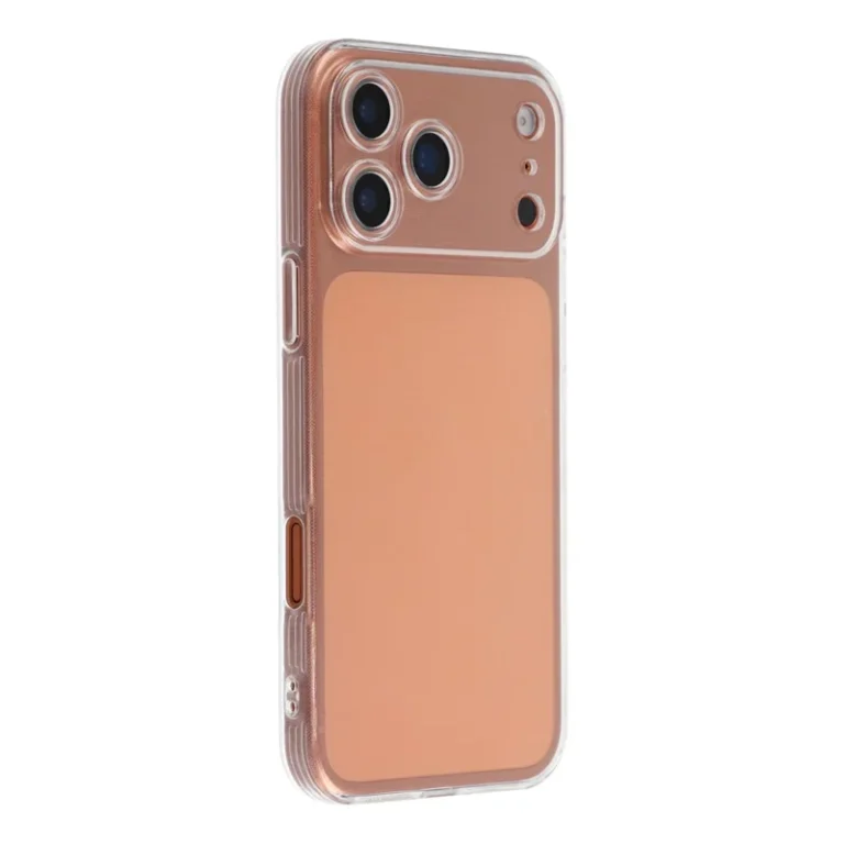 For iPhone 17 Pro Max Case Shockproof 1.5mm Thickness Clear TPU Phone Cover