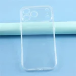 For iPhone 17 Pro Max Case Shockproof 1.5mm Thickness Clear TPU Phone Cover