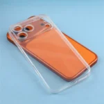 For iPhone 17 Pro Max Case Shockproof 1.5mm Thickness Clear TPU Phone Cover