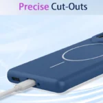iPhone 17 Magnetic Case Anti Drop Soft TPU Phone Back Cover Compatible with MagSafe - Red