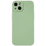 iPhone 15 Cell Phone Case Solid Color Anti-scratch 2.0mm TPU Protection Cover - Green