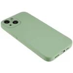 iPhone 15 Cell Phone Case Solid Color Anti-scratch 2.0mm TPU Protection Cover - Green