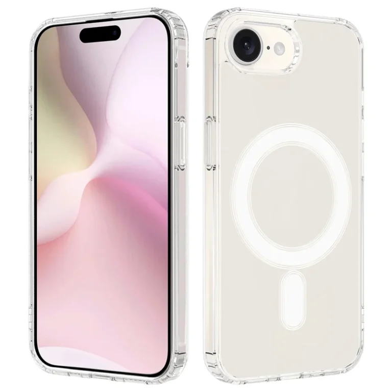 iPhone 17e / 16e Clear Case Compatible with MagSafe TPU + Acrylic Phone Cover