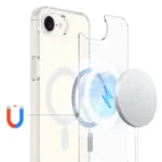 iPhone 17e / 16e Clear Case Compatible with MagSafe TPU + Acrylic Phone Cover