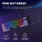 TRUST GXT867 ACIRA 60% MINI GAMING KEYBOARD NORDIC - Billede 6