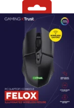TRUST GXT110 FELOX WIRELESS MOUSE - BLACK