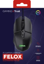 TRUST GXT109 FELOX GAMING MOUSE - BLACK