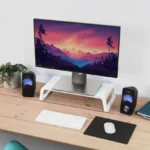TRUST MONTA GLASS MONITOR STAND - HVID - Billede 3