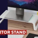 TRUST MONTA GLASS MONITOR STAND - HVID