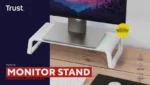 TRUST MONTA GLASS MONITOR STAND - HVID
