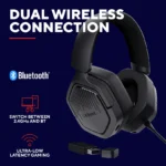 TRUST GXT493 CARUS WIRELESS HEADSET - BLACK