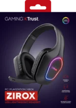 TRUST GXT416 ZIROX LED HEADSET - BLACK