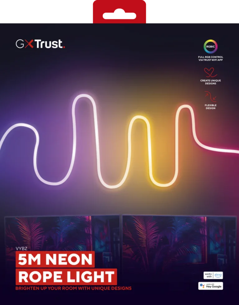 TRUST GXT904 VYBZ 5M NEON ROPE LIGHT