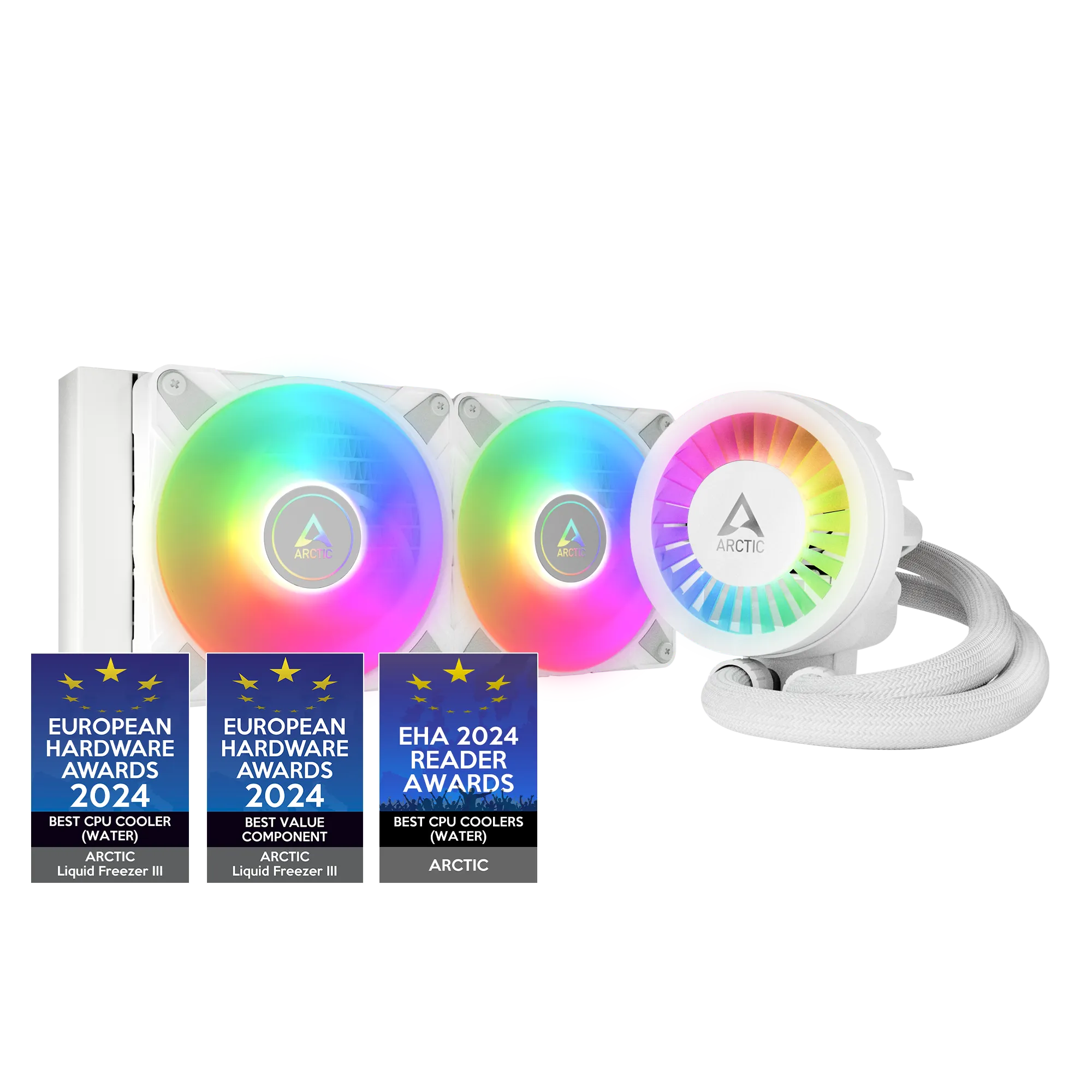 ARCTIC Liquid Freezer III Pro 240 A-RGB Vandkøler 1-pack Hvid 120 mm