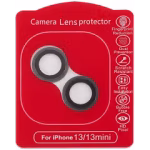 Beskyttelsesglas kamera iPhone 13 / 13 mini Sort