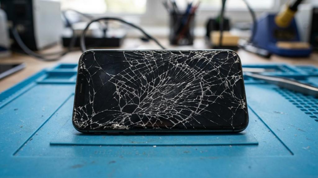 skærmskift iphone