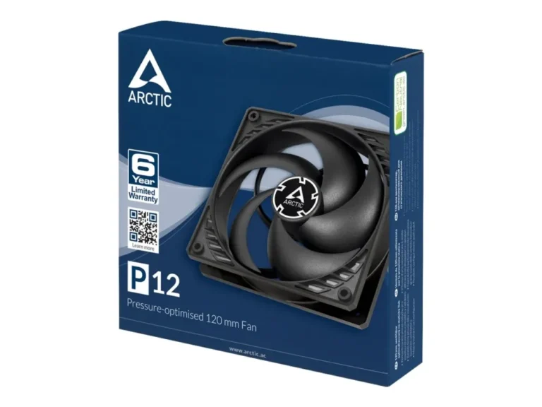 ARCTIC P12 Fan 1-pack Sort 120 mm