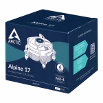 ARCTIC Alpine 17 Processor-køler 1-pack Sort Hvid 92 mm - Billede 4